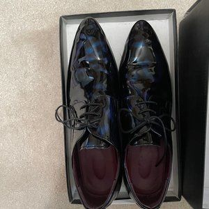 Used Men's Dress Shoes-Blue/Black 10.5